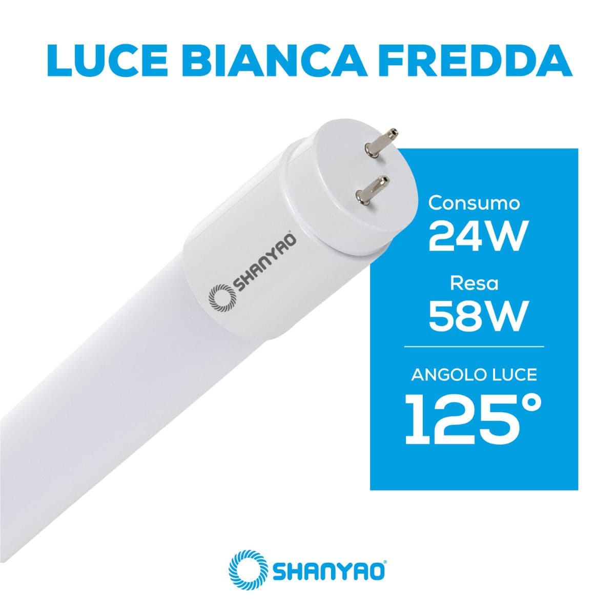 SHANYAO - TUBO ESSENTIAL T8 G13 150CM 18W LF in Canalizzazioni Stockdoc - Terni, commercioVirtuoso.it