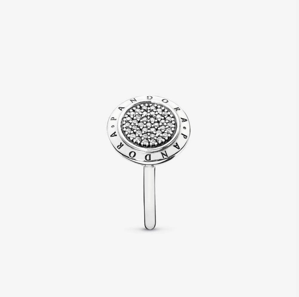 Pandora Anello con pavé e logo Pandora in Anelli Alba Gioielli - Casoria, commercioVirtuoso.it