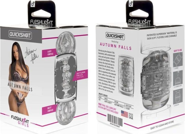 FLESHLIGHT - DOPPIO MASTURBATORE QUICKSHOT CADUTE D'AUTUNNO in Masturbatori realistici Desideria Shop - Latina, commercioVirtuoso.it