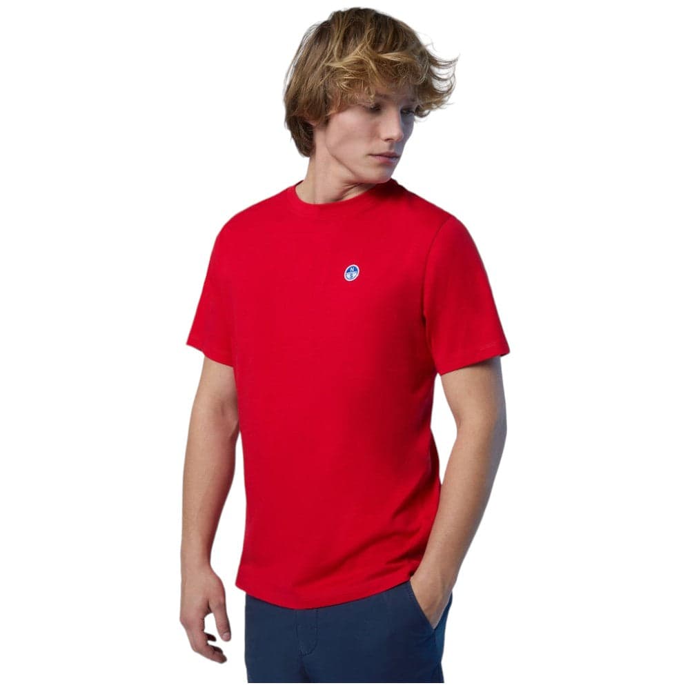 North Sails t-shirt rossa basic 692970 in T-shirt Prodotti di Classe - Nocera Superiore, commercioVirtuoso.it