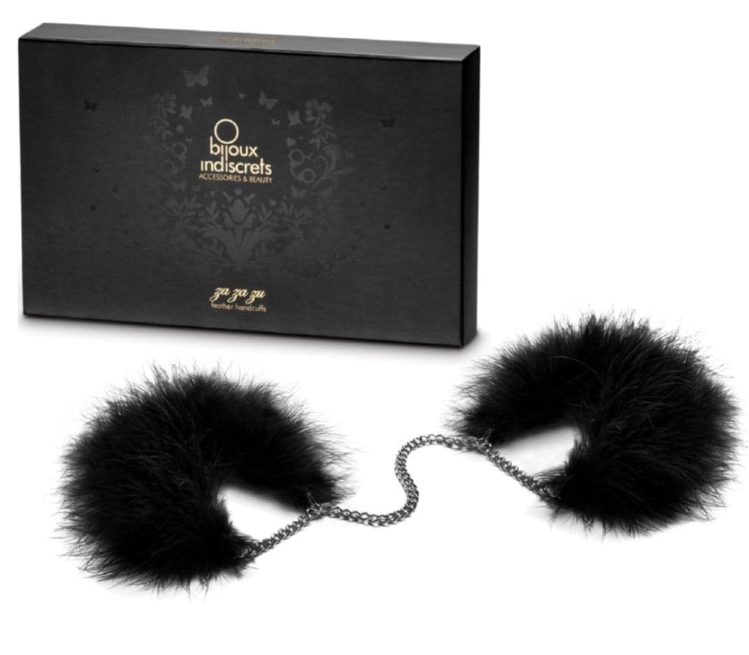 Manette con piume ZA ZA ZU di Bijoux Indiscrets in Manette Sexy Tentazioni - Siracusa, commercioVirtuoso.it