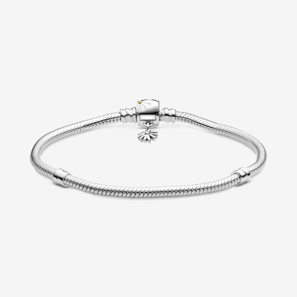 Pandora Bracciale Moments con maglia snake e chiusura con margherita in Bracciali Alba Gioielli - Casoria, commercioVirtuoso.it