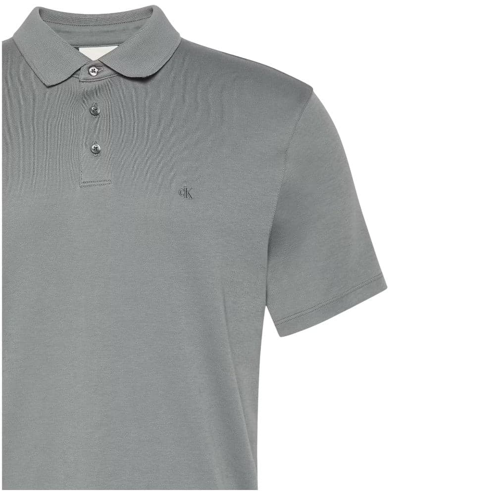 Calvin Klein maglietta polo grigia supima cotton LV04LB276GRMG Polo Calvin Klein