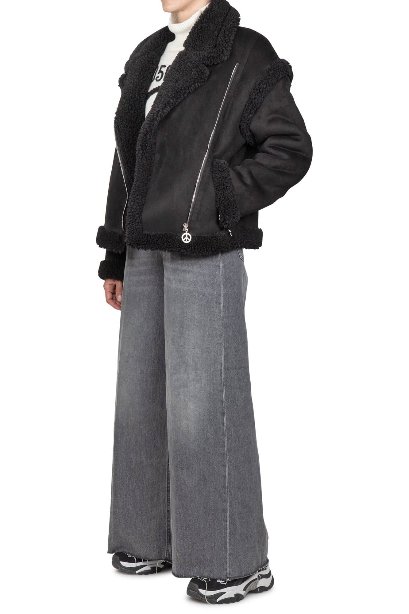 MO5CH1NO JEANS - MOSCHINO MO5CH1NO JEANS - Moschino - Giubbotto - 420321 - Nero da donna in Giacche Drestige - Casamassima, commercioVirtuoso.it
