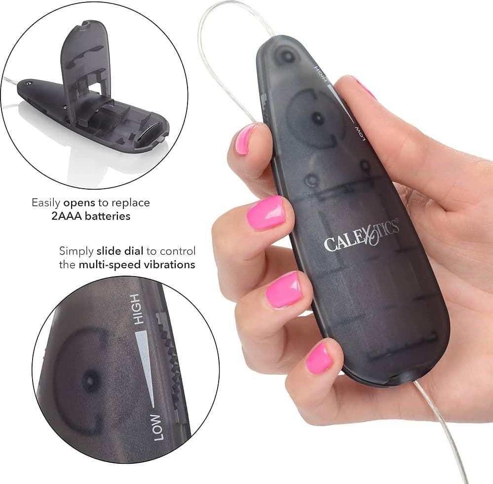 Plug Anali Vibro Kit 3 in 1 vibrazioni multivelocità Calexotics silicone in prodotto Erosdom - Palmi, commercioVirtuoso.it