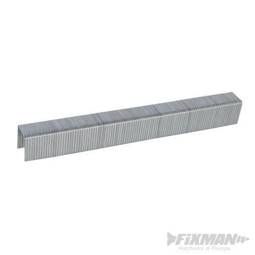 Punte metalliche 10J per graffatrici manuali pneumatiche ed elettriche Fixman 5000pezzi - 8