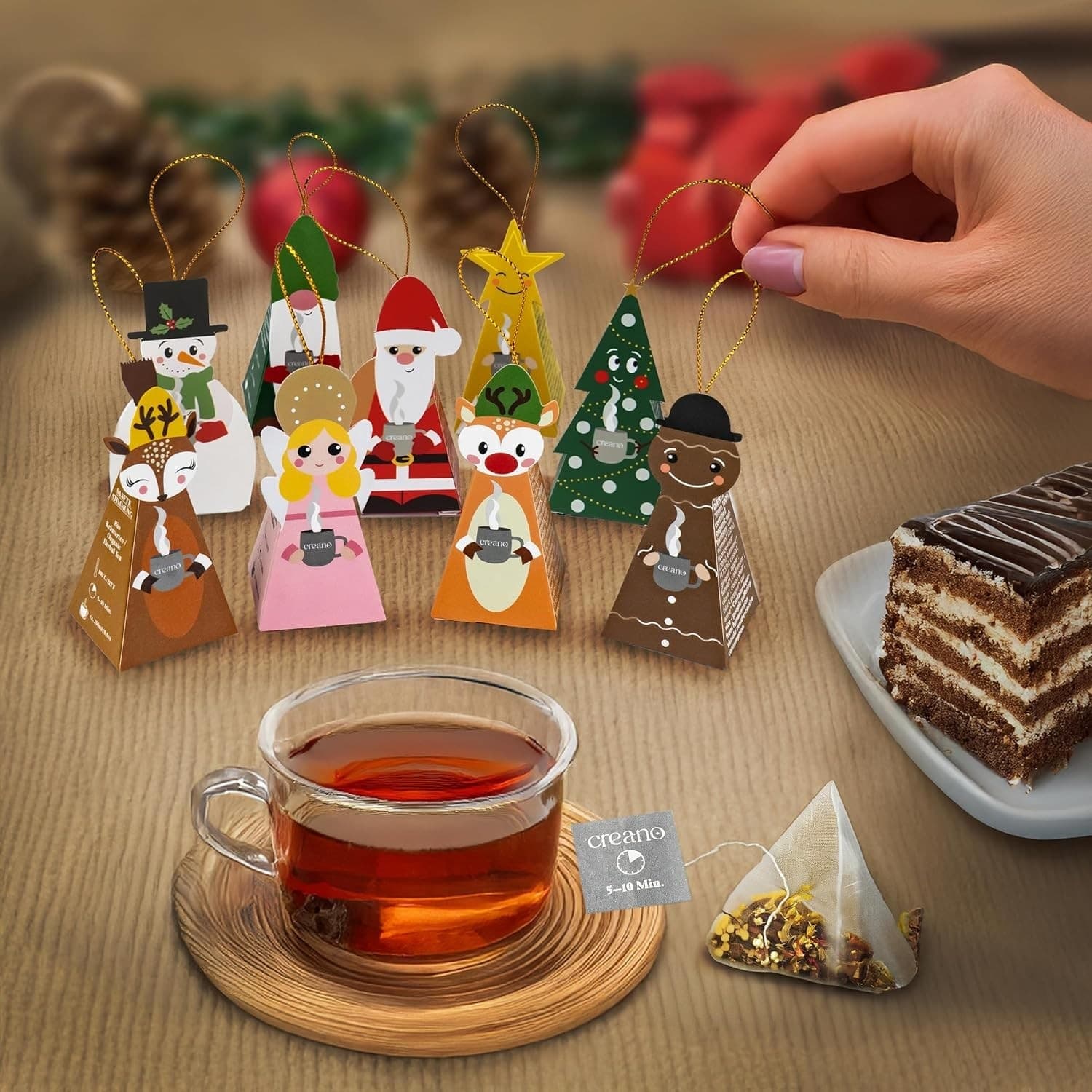 Set Regalo 9 Tisane per Albero di Natale in Cesti regalo con tè MariTea bottega del Tè - Lodi, commercioVirtuoso.it