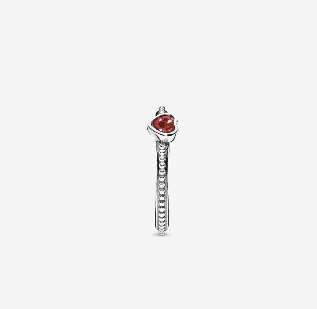 Pandora Anello con cuore rosso in Anelli Alba Gioielli - Casoria, commercioVirtuoso.it