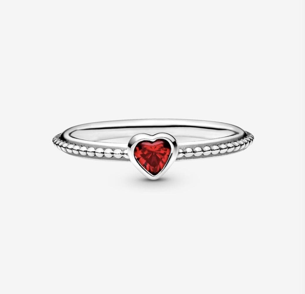 Pandora Anello con cuore rosso in Anelli Alba Gioielli - Casoria, commercioVirtuoso.it