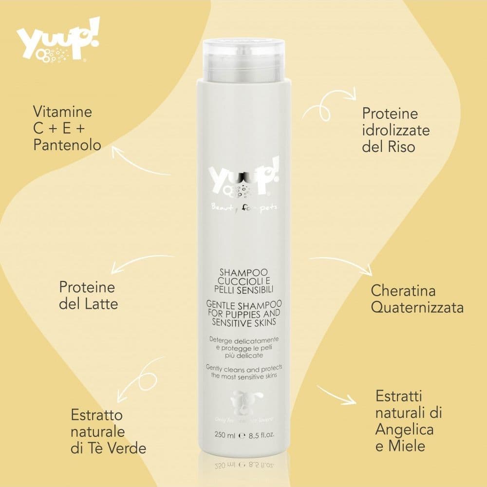 Yuup Shampoo per Cani Cuccioli e Pelli Sensibili 250ml in Shampoo 101 Market - Poggibonsi, commercioVirtuoso.it