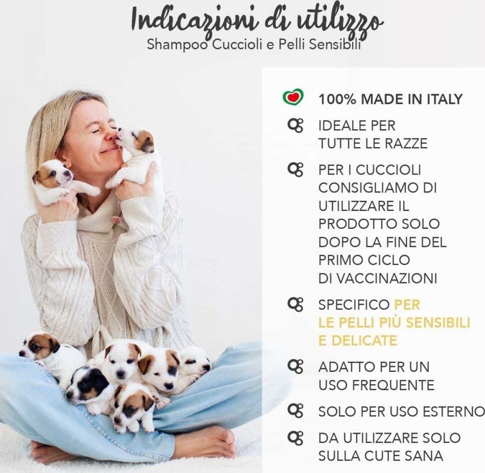 Yuup Shampoo per Cani Cuccioli e Pelli Sensibili 250ml in Shampoo 101 Market - Poggibonsi, commercioVirtuoso.it