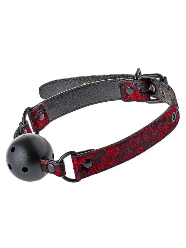 Blaze - Ball Gag Respirabile Nylon Nero Rosso in Bavagli Mettimelo.it - Casoria, commercioVirtuoso.it