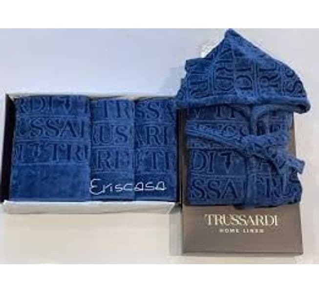 Asciugamani Trussardi Overlogo Coppia in Puro Cotone Viso e bidet in Set di asciugamani Anastasi - Marsala, commercioVirtuoso.it
