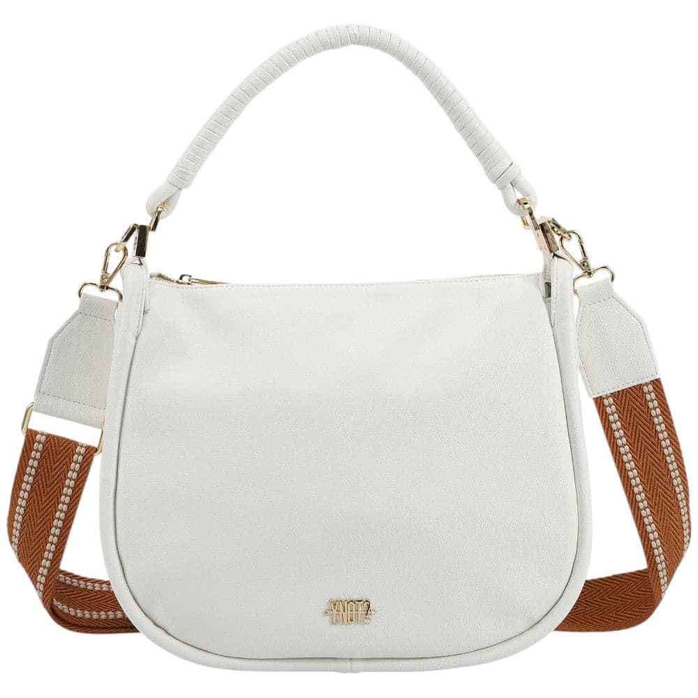 YNot borsa hobo bianca con tracolla linea Fantasy FAN001S5