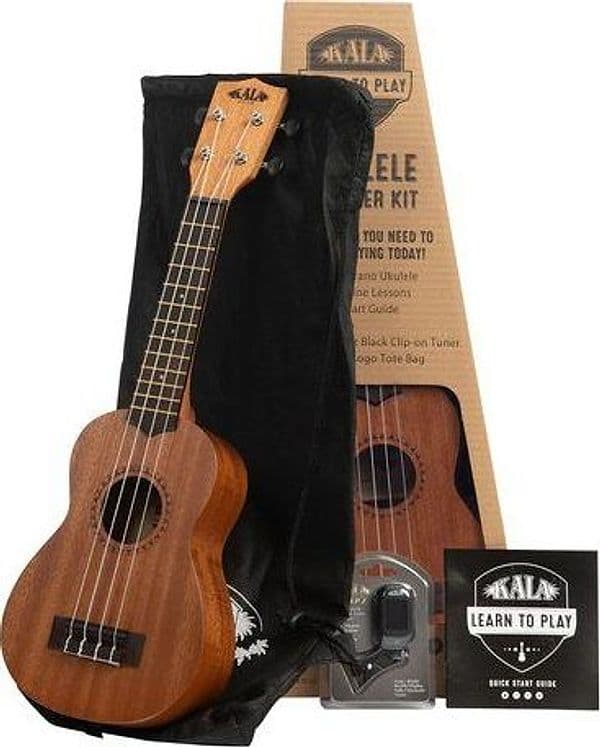 Ukulele kala kalaltps2006 learn to play starter kit mogano