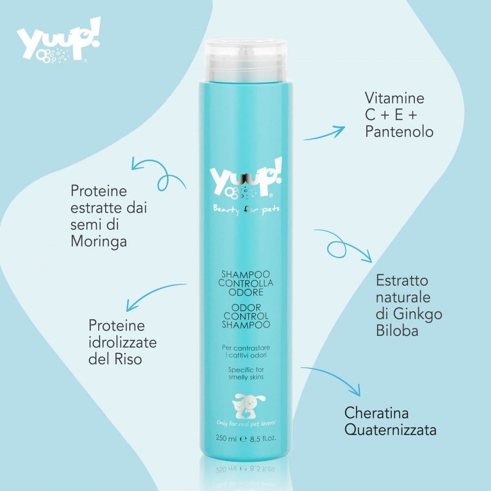 Yuup Shampoo Controlla Odore per Cani e Gatti 250ml in Shampoo 101 Market - Poggibonsi, commercioVirtuoso.it