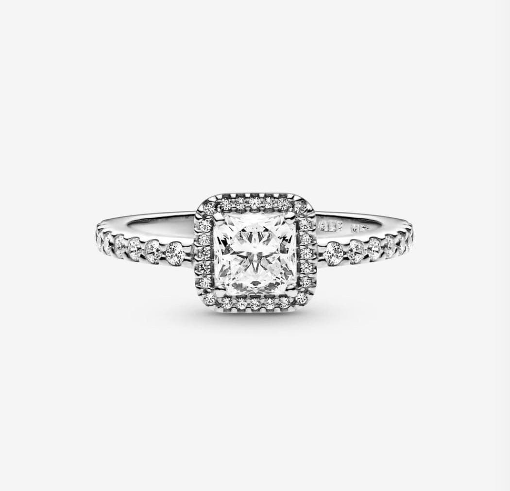 Pandora Anello Punto Luce scintillante con pietra quadrata in Anelli Alba Gioielli - Casoria, commercioVirtuoso.it