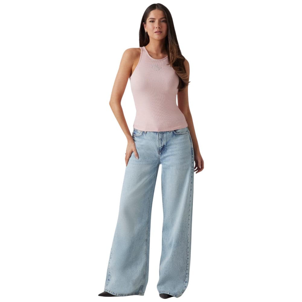 Guess canotta rosa W5GP57 KCV52 G6J3 Top Guess