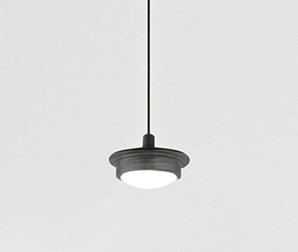 Sospensione Contemporanea Hunter Metallo Nero Led Integrato 5W in Lampade a sospensione LuceArt - Montecorvino Pugliano, commercioVirtuoso.it