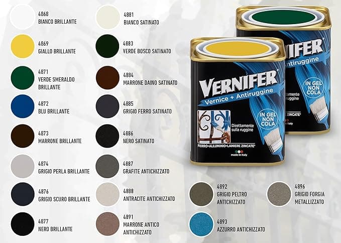 AREXONS - SMALTO VERNIFER ANTIRUGGINE ML.750 ANTRA in Vernice Stockdoc - Terni, commercioVirtuoso.it