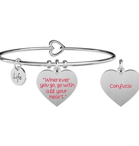 KIDULT BRACCIALE - WHEREVER YOU GO … CONFUCIO