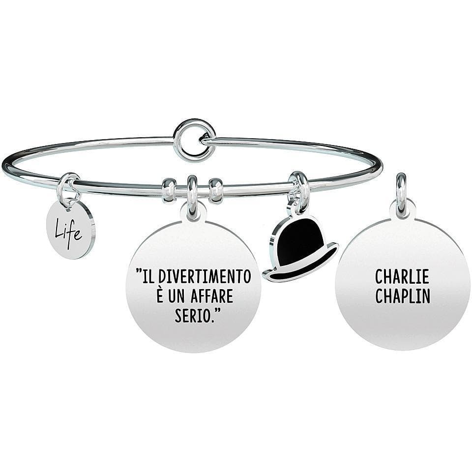 KIDULT BRACCIALE - IL DIVERTIMENTO È … C. CHAPLIN in Bracciali Alba Gioielli - Casoria, commercioVirtuoso.it