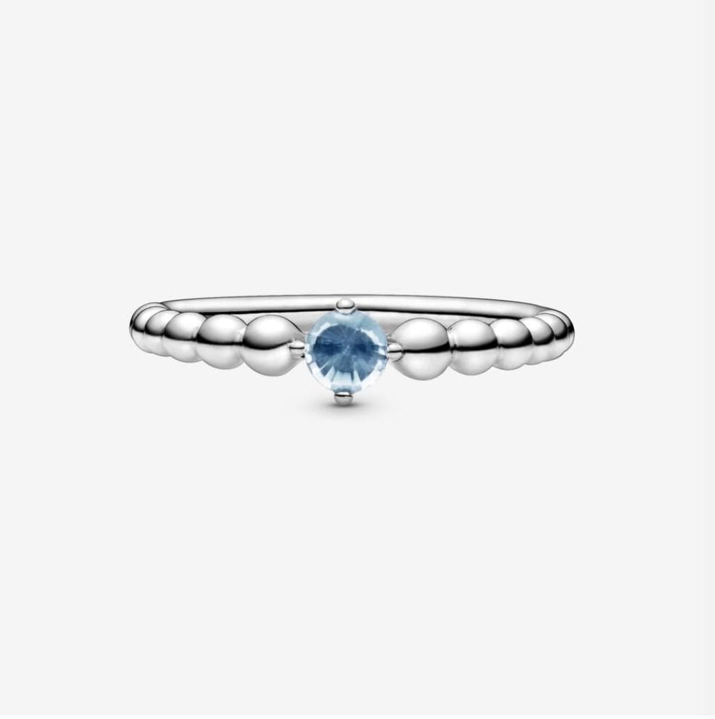 Pandora Anello azzurro acqua decorato con sfere in Anelli Alba Gioielli - Casoria, commercioVirtuoso.it