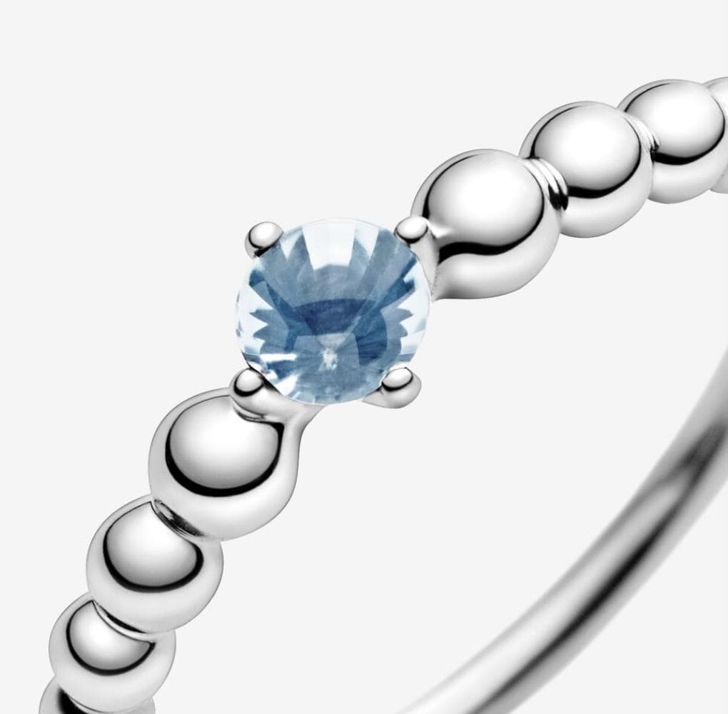 Pandora Anello azzurro acqua decorato con sfere in Anelli Alba Gioielli - Casoria, commercioVirtuoso.it