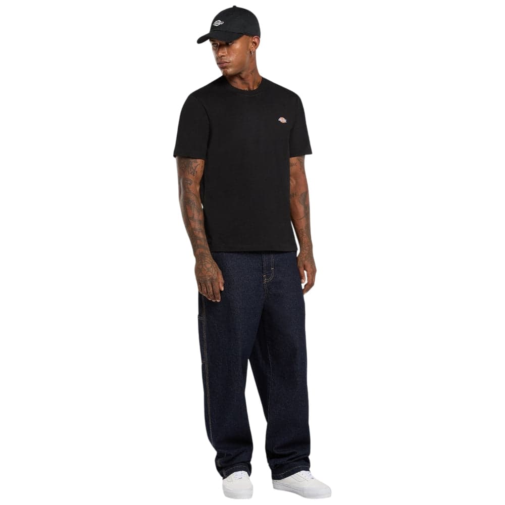 T-shirt Dickies Mapleton Nera in Cotone con Logo Regular Fit in T-shirt Prodotti di Classe - Nocera Superiore, commercioVirtuoso.it