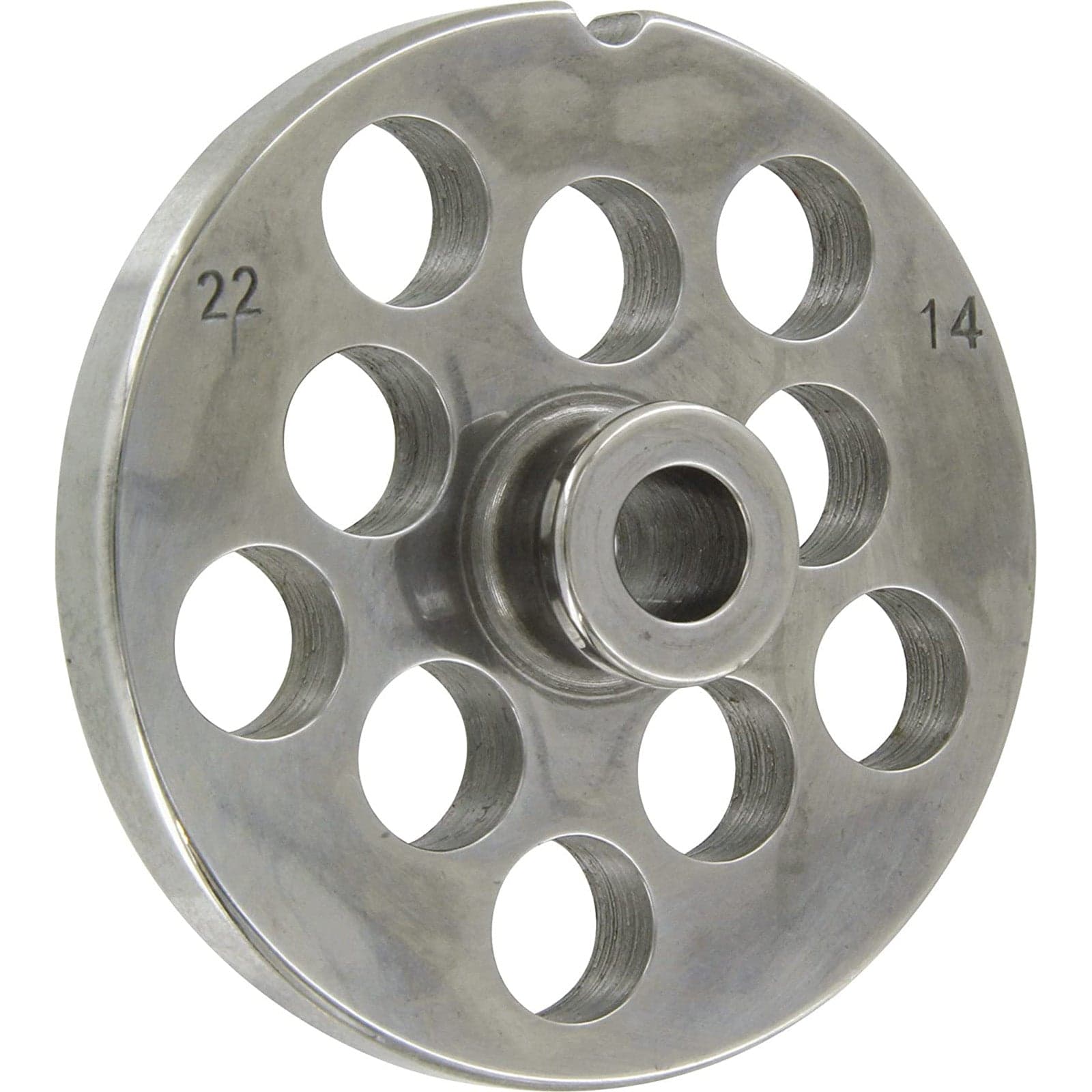 Piastra "Professionale" per Tritacarne numero 22 "Reber" in acciaio temperato in Tritacarne La Zappa - Altamura, commercioVirtuoso.it