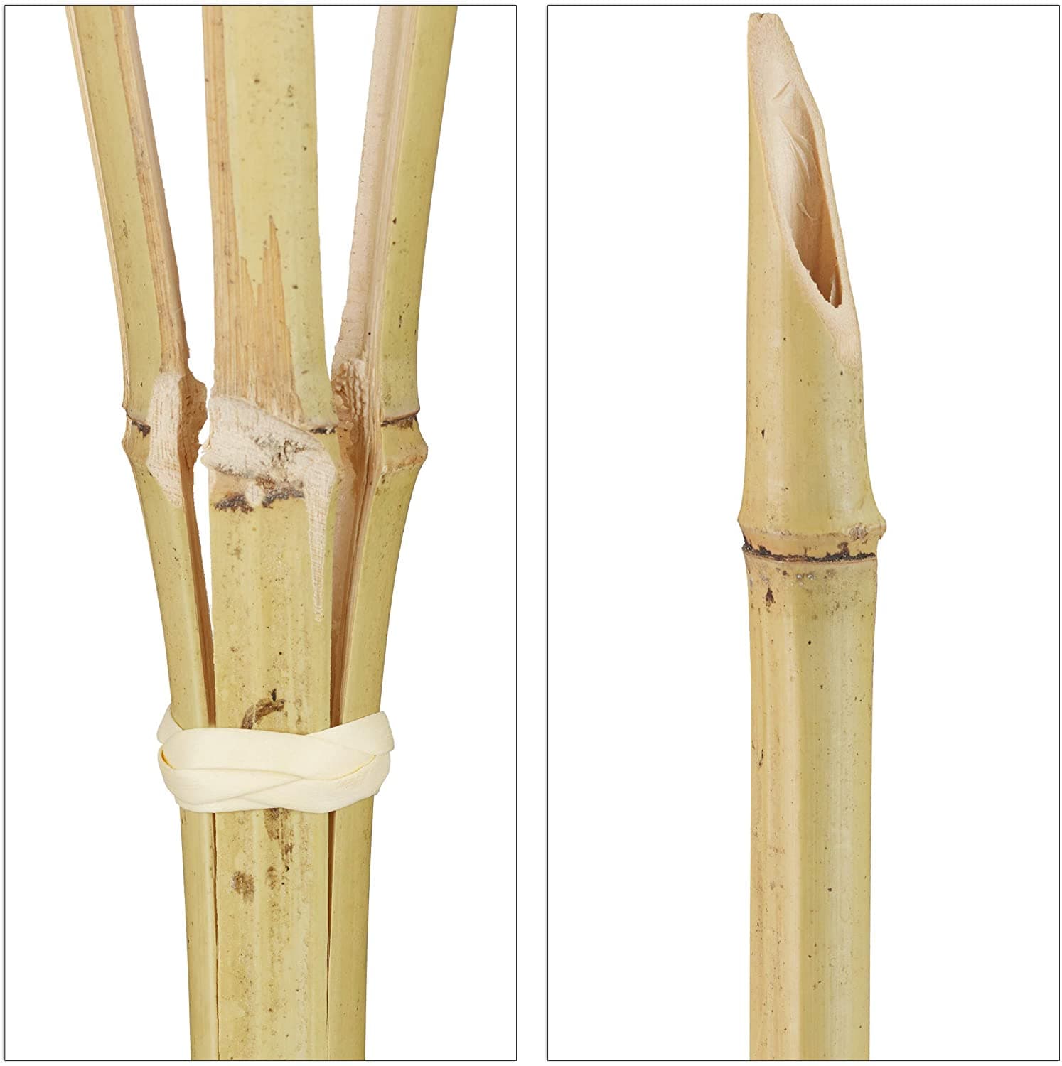 Torcia in bambù con recipiente in metallo per olio alla citronella antizanzare in Candele a colonna La Zappa - Altamura, commercioVirtuoso.it