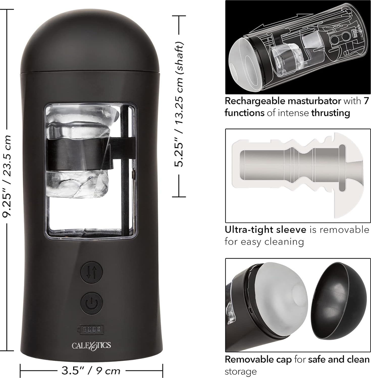 Masturbatore uomo automatico Bionic su giù vibrazioni 7 funzioni stimolatore USB in prodotto Erosdom - Palmi, commercioVirtuoso.it