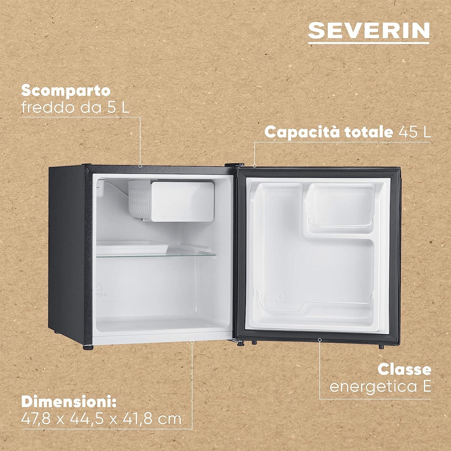 Severin Mini Frigo Box Nero KB 8879 in Autocategorizzazione Elettroccasione - Terlizzi, commercioVirtuoso.it