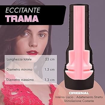 Pink Lady Fleshlight – Masturbatore Realistico Premium con Texture Interna Intensa | 22 cm, Ø 8 cm, Materiale Soft-TPE, Design Discreto in prodotto Erosdom - Palmi, commercioVirtuoso.it