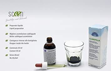 Clorofilla liquida SENZA alcool, da erba Alfalfa, 50 ml. senza conservanti, - Aether in Clorofilla Scen Scientific and Natural - Poggibonsi, commercioVirtuoso.it