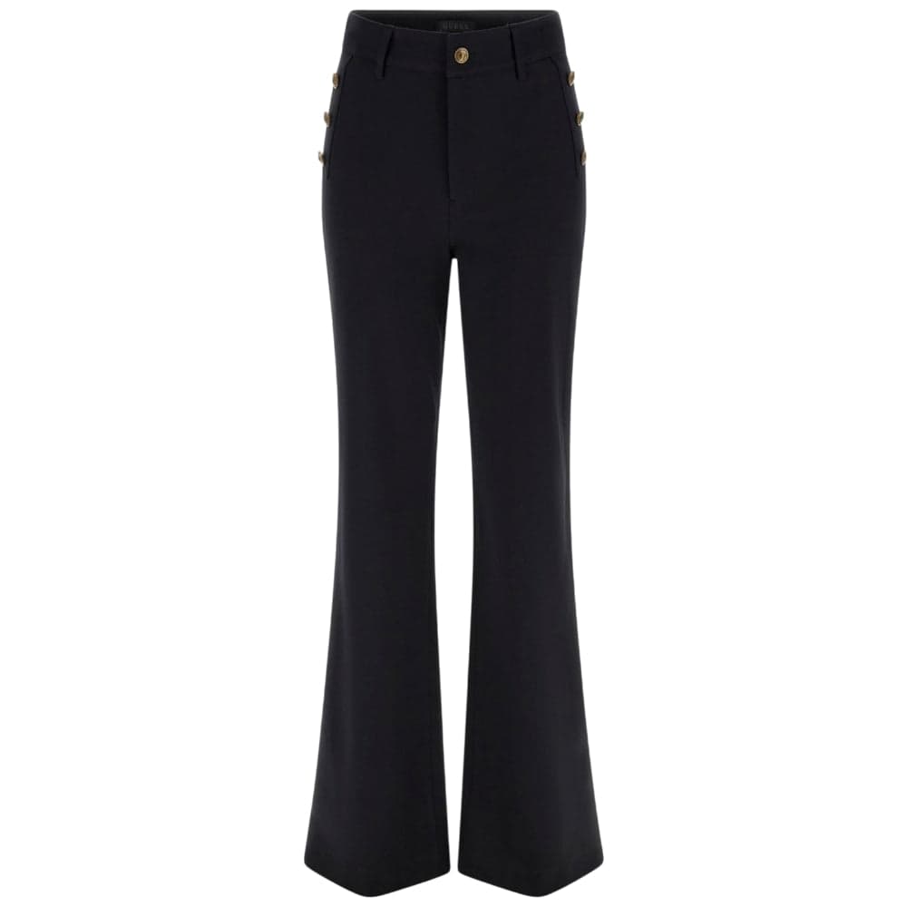 Guess pantalone flare nero CHRISSY W5BB16KCMU2JBLK in Pantaloni Prodotti di Classe - Nocera Superiore, commercioVirtuoso.it