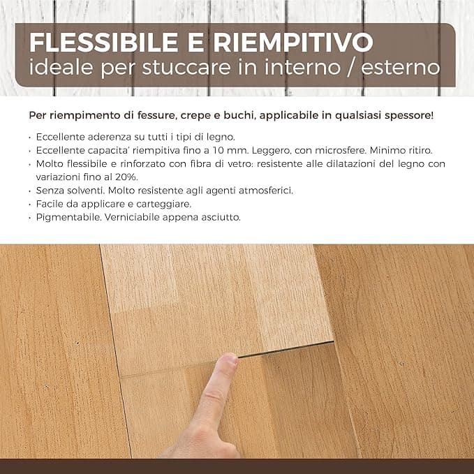 AGUAPLAST - AP STUCCO LEGNO WOODLITE MOG.CH.125 ML in Stucco per legno Stockdoc - Terni, commercioVirtuoso.it