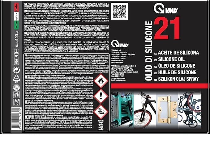 VMD - 21 OLIO SILICONE SPRAY ML 400 in Lubrificanti Stockdoc - Terni, commercioVirtuoso.it