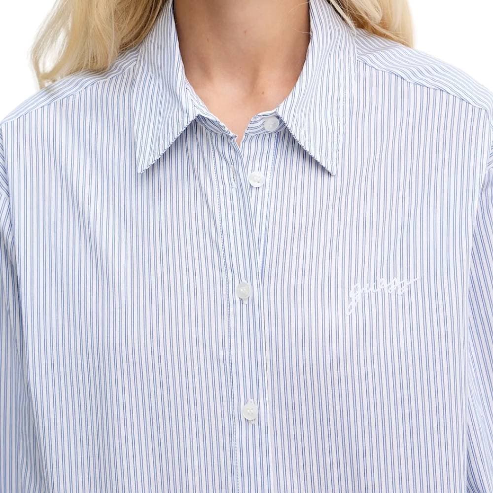 Guess camicia celeste relaxed fit LAURIANE W5YH47WHD10S01U in Bluse e camicie Prodotti di Classe - Nocera Superiore, commercioVirtuoso.it