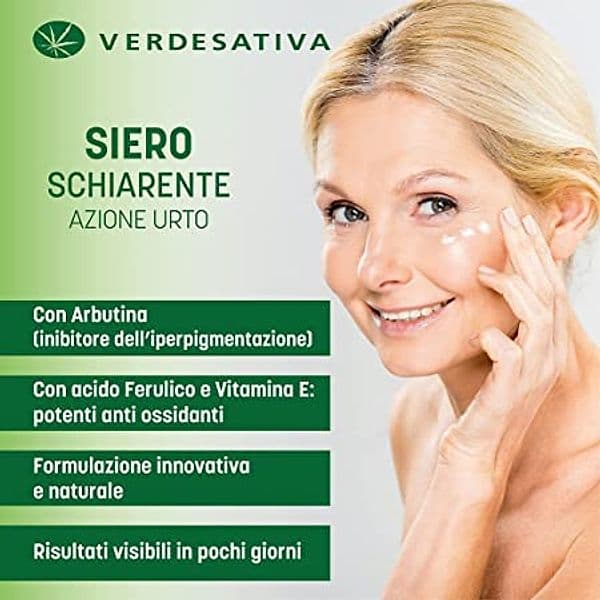 SIERO SCHIARENTE AZIONE URTO - Siero ultraconcentrato ad azione schiarente con effetto antiage ed illuminante. in Creme Scen Scientific and Natural - Poggibonsi, commercioVirtuoso.it