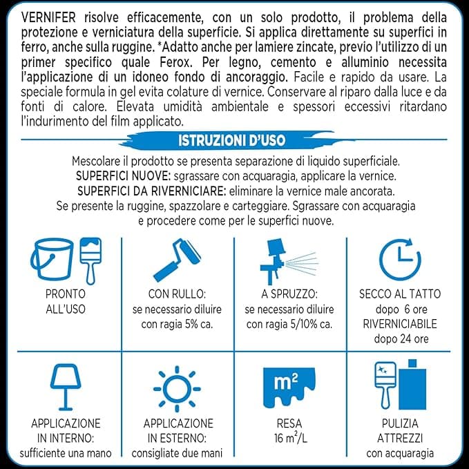 AREXONS - SMALTO VERNIFER ANTIRUGGINE ML.750 ANTRA in Vernice Stockdoc - Terni, commercioVirtuoso.it