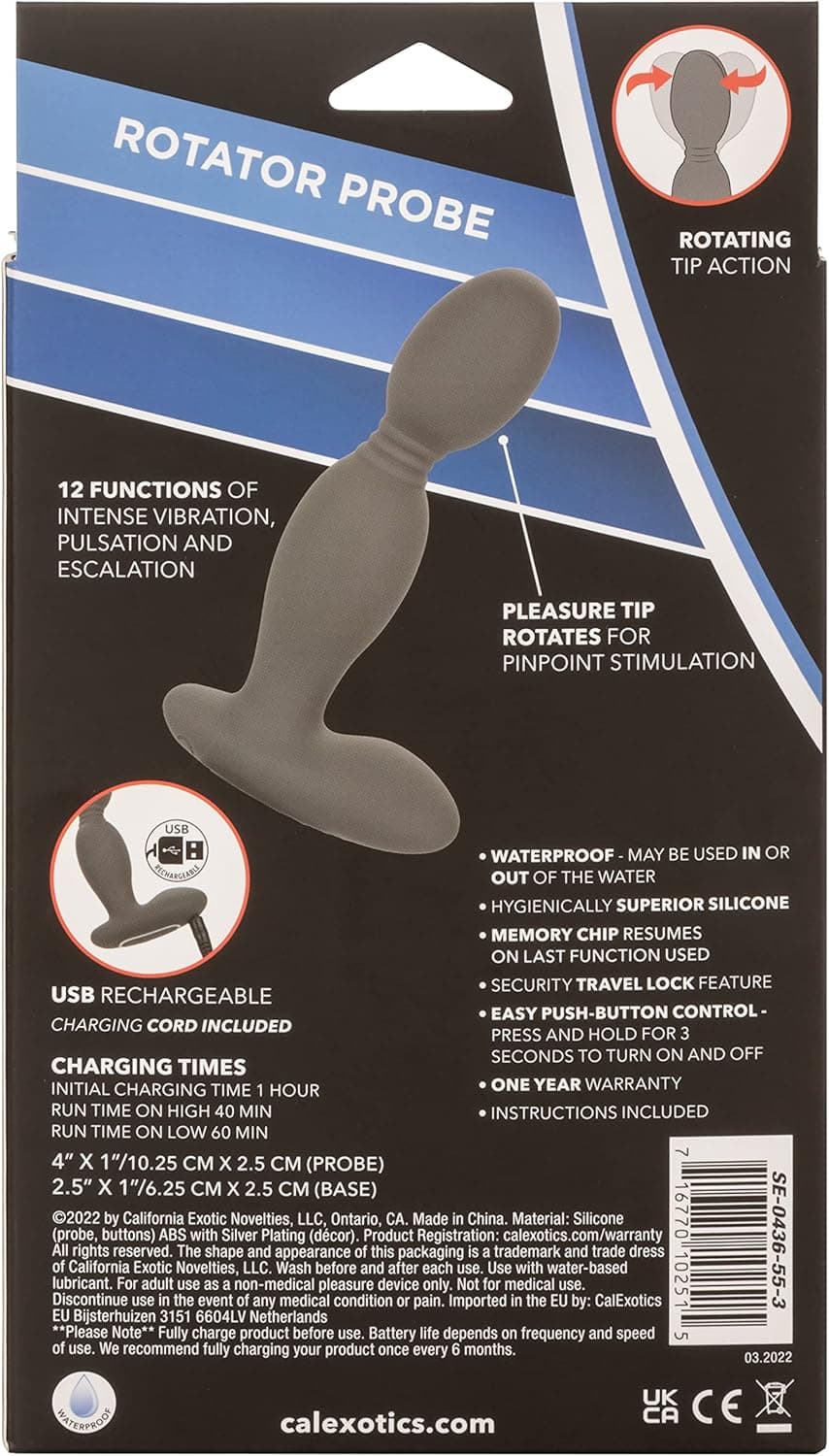 Plug Anale vibrante e testa rotante Eclipse Rotator stimolatore prostata 12 funzioni in prodotto Erosdom - Palmi, commercioVirtuoso.it