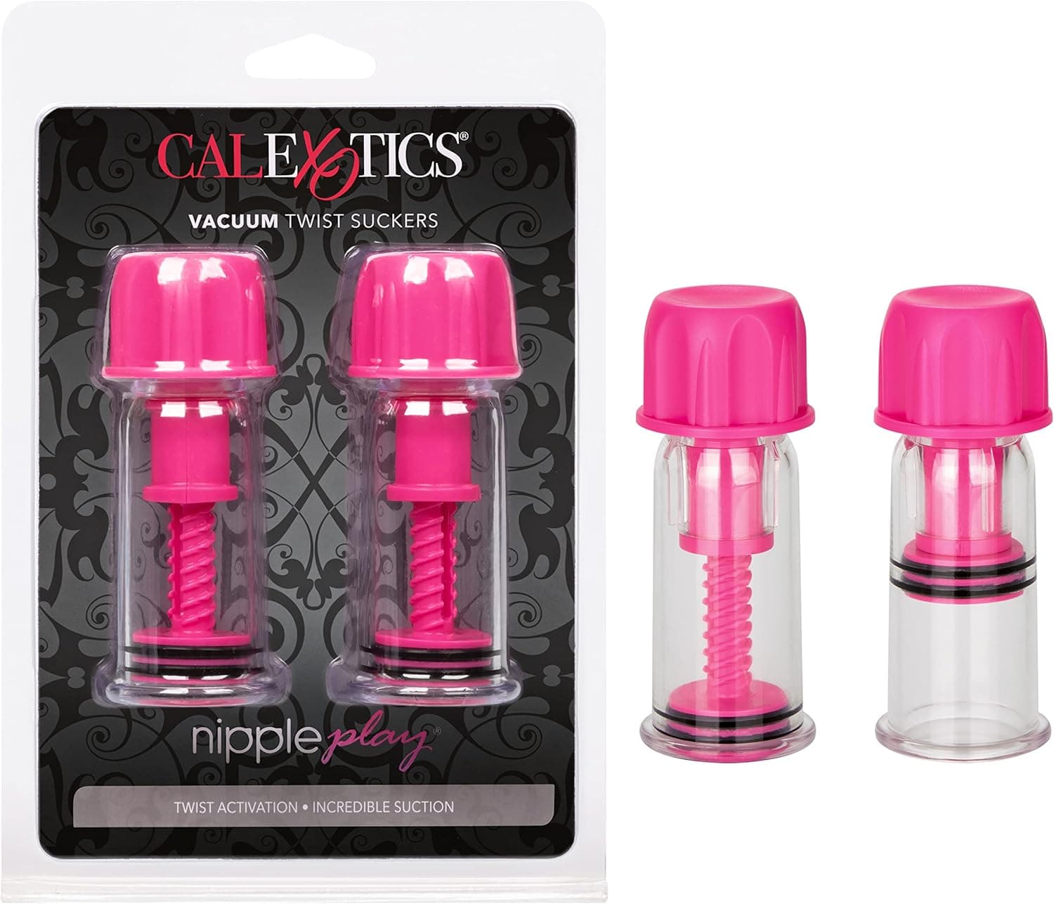 Succhia capezzoli twist vacuum a ventosa regolabili efficaci BDSm Fetish bondage in prodotto Erosdom - Palmi, commercioVirtuoso.it