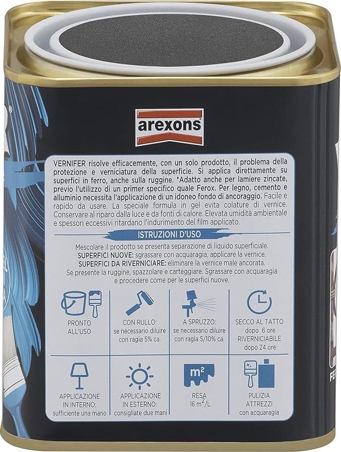 AREXONS - SMALTO VERNIFER ANTIRUGGINE ML.750 ANTRA in Vernice Stockdoc - Terni, commercioVirtuoso.it