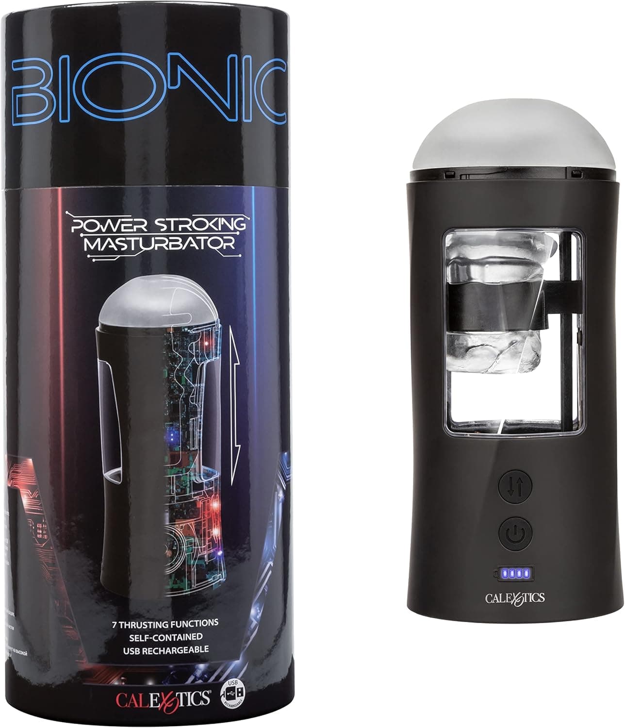 Masturbatore uomo automatico Bionic su giù vibrazioni 7 funzioni stimolatore USB in prodotto Erosdom - Palmi, commercioVirtuoso.it