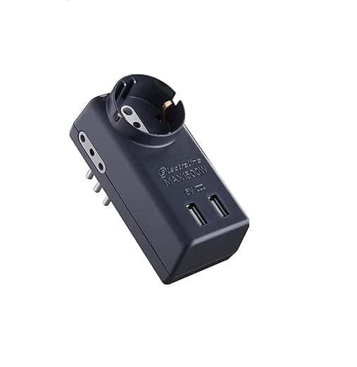 ELECTRALINE - ADATTATORE 10A 1 PT SCHUKO +2 PT 10A + 2 in Adattatori da viaggio Stockdoc - Terni, commercioVirtuoso.it