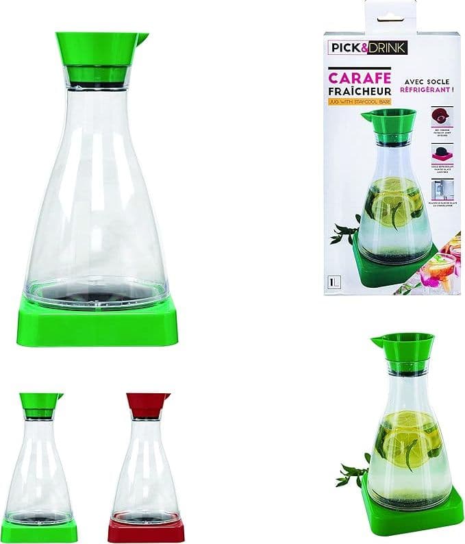 PICK&DRINK - CARAFFA CON BASE REFRIGERANTE1 LT in Brocche e caraffe Stockdoc - Terni, commercioVirtuoso.it