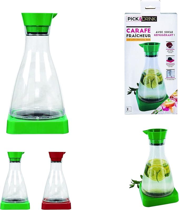 PICK&DRINK - CARAFFA CON BASE REFRIGERANTE1 LT in Brocche e caraffe Stockdoc - Terni, commercioVirtuoso.it