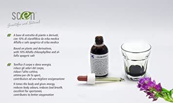 Clorofilla liquida SENZA alcool, da erba Alfalfa, 50 ml. senza conservanti, - Aether in Clorofilla Scen Scientific and Natural - Poggibonsi, commercioVirtuoso.it