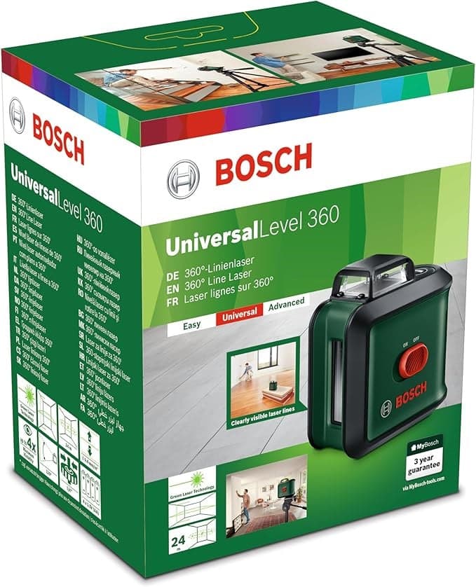 BOSCH - LIVELLA LASER 360' AUTOLIVELLANTE UNIVERSAL LEVEL 0603663E00 in Metri a nastro Stockdoc - Terni, commercioVirtuoso.it